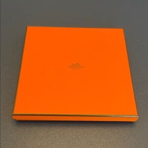 Hermès Orange Scarf Box (Empty)